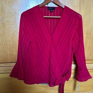 BCX Jaquard Stripe Blouse